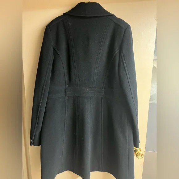 Cole Haan Black wool Coat - Picture 2 of 12